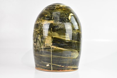 Lot 1923 - STEVEN GLASS; an earthenware bollard form,...