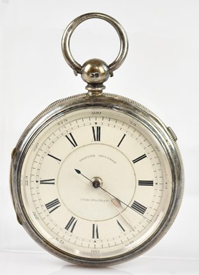 Lot 430 - A Victorian hallmarked silver open faced key...