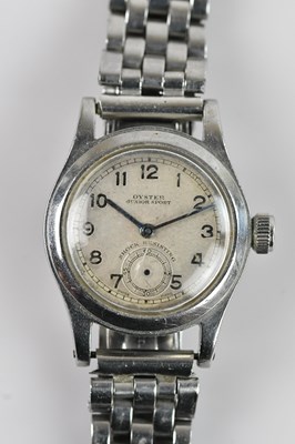 Lot 527 - OYSTER JUNIOR SPORT; a stainless steel...