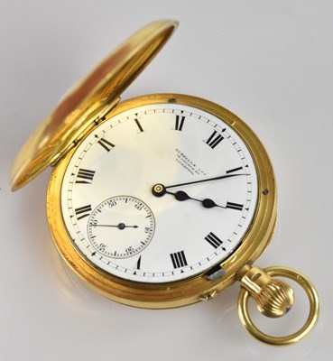 Lot 395 - RUSSELL LTD; an 18ct yellow gold crown wind...