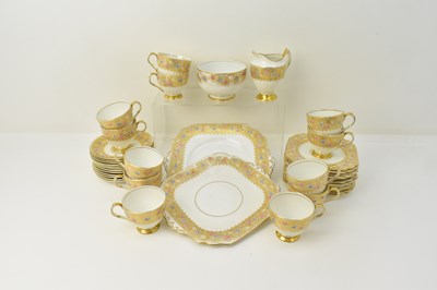 Lot 210 - DUCHESS CHINA; a forty-piece part tea set,...