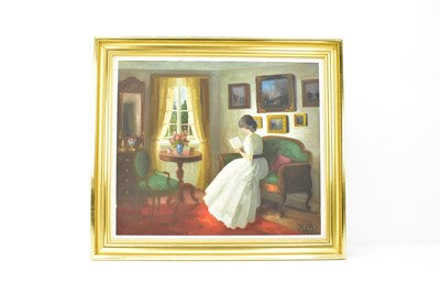 Lot 359 - EDITH GERT (Danish, 1906-1970); oil on canvas,...