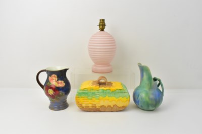 Lot 195 - Two items of Art Deco inspired pottery...