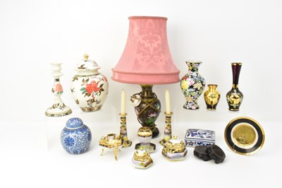 Lot 192 - Various Oriental and other pottery and...
