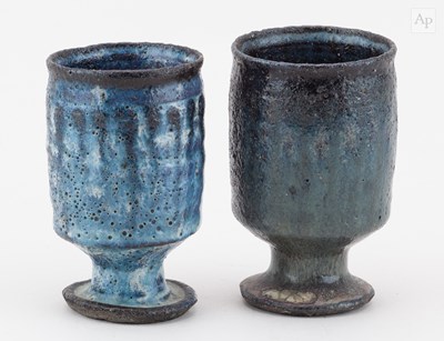 Lot 342 - GUTTE ERIKSEN (1918-2008); a pair of stoneware...