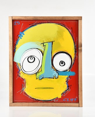 Lot 606 - CLIFF PHILLIPS; oil on canvas, 'It's Raining...