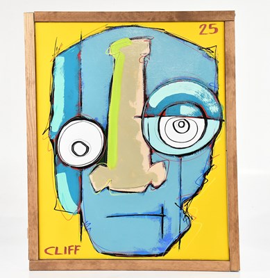 Lot 607 - CLIFF PHILLIPS; oil on canvas, 'Wednesday',...