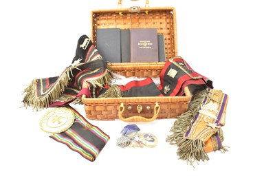 Lot 321 - Various Masonic items including an Irish...
