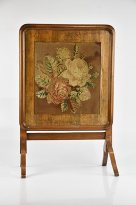 Lot 308 - A 1920s mahogany folding tapestry table,...