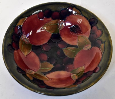 Lot 154 - MOORCROFT; a 'Pomegranate' pattern bowl, with...