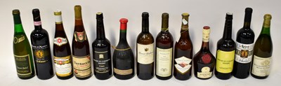 Lot 333 - Thirteen bottles of wine, sherry and spirits...