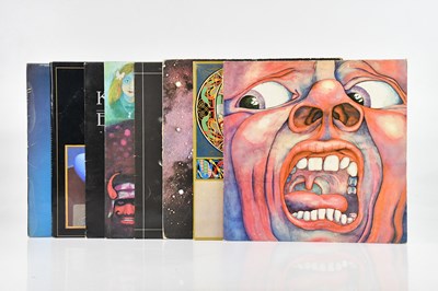 Lot 122 - KING CRIMSON; eight albums comprising In The...