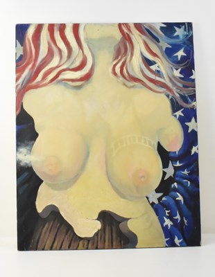 Lot 437 - RICHARD CAFIERO (1945-2024); acrylic on box...