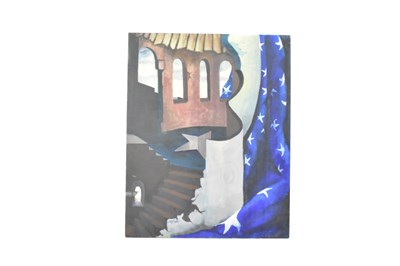 Lot 436 - RICHARD CAFIERO (1945-2024); acrylic on box...