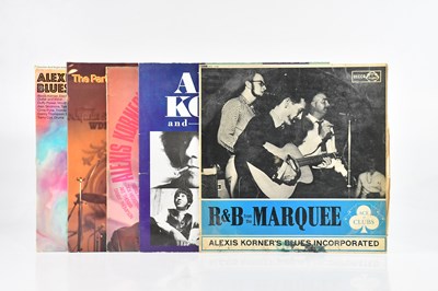 Lot 33 - ALEXIS KORNER; five albums comprising R & B...