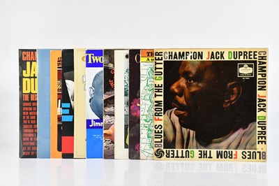 Lot 180 - CHAMPION JACK DUPREE; twelve albums comprising...