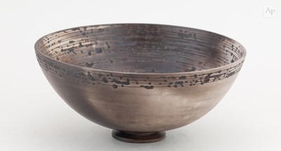 Lot 171 - ANTONIA SALMON (born 1959); a smoke fired and...