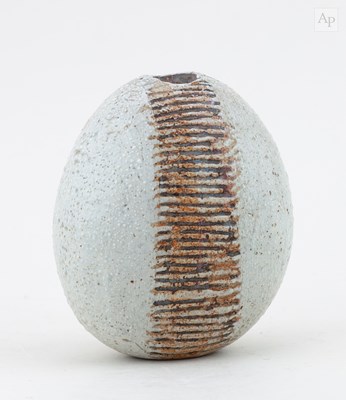 Lot 162 - ALAN WALLWORK (1931-2019); a stoneware pebble...