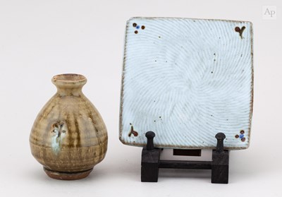 Lot 745 - WILLIAM PLUMPTRE (born 1959); a stoneware sake...
