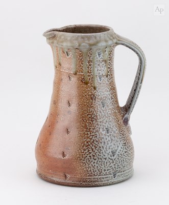 Lot 567 - PHIL ROGERS (1951-2020); a salt glazed jug...