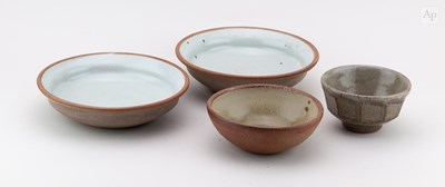 Lot 511 - MIKE DODD (born 1943); a pair of stoneware...