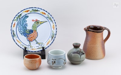 Lot 753 - A group of stoneware ceramics by different...