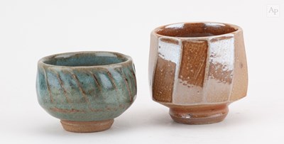 Lot 559 - PHIL ROGERS (1951-2020); a faceted salt glazed...