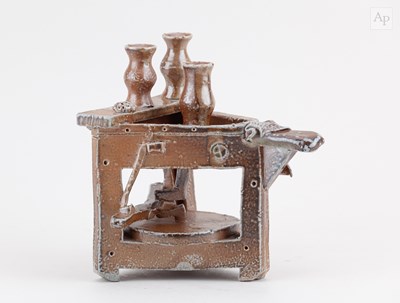 Lot 348 - IAN GREGORY (1942-2021); a salt glazed model...
