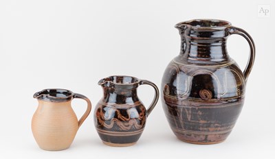 Lot 583 - Winchcombe Pottery; a large stoneware jug...