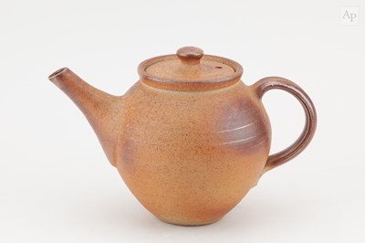 Lot 404 - Muchelney Pottery; a stoneware teapot with...