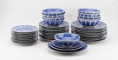 Lot 623 - RUPERT SPIRA (born 1960); a stoneware dinner...