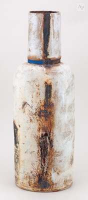 Lot 613 - ROBIN WELCH (1936-2019); a tall oval stoneware...