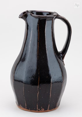 Lot 381 - JIM MALONE (born 1946); a faceted stoneware...