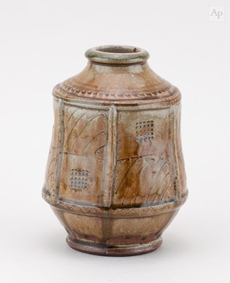 Lot 512 - MIKE DODD (born 1943); a stoneware bottle...