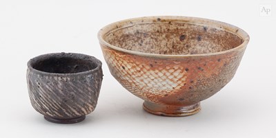 Lot 668 - STEEN KEPP (born 1949); a wood fired stoneware...