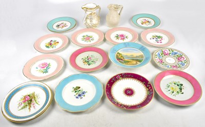 Lot 521 - A collection of 19th century ceramics