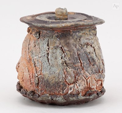 Lot 503 - MICHEL COHEN; a wood fired stoneware pot and...
