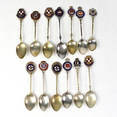 Lot 235 - Twelve shipping line collectors' spoons, from...