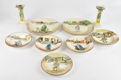 Lot 1945 - ROYAL DOULTON; nine pieces of Series ware...