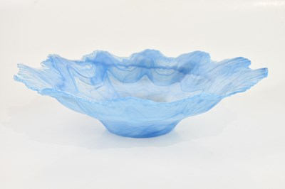 Lot 1980 - A large contemporary art glass vase of ovoid...