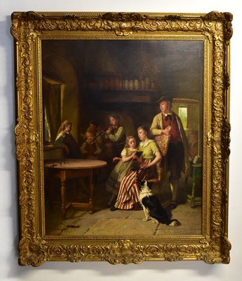 Lot THÉODORE GÉRARD (Belgian, 1829-1902); oil on...