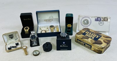 Lot 820 - A collection of watches, five gentleman's, one...