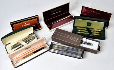 Lot 309 - A large collection of fountain pens, pencils...