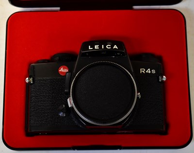 Lot 344 - LEICA; a Leica R4S camera body, serial no....