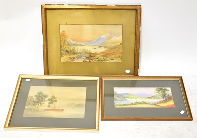 Lot 396 - Three watercolours, comprising John H. Tyson;...