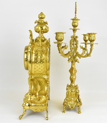 Lot 122 - FRANZ HERMLE; a modern gilt metal reproduction...