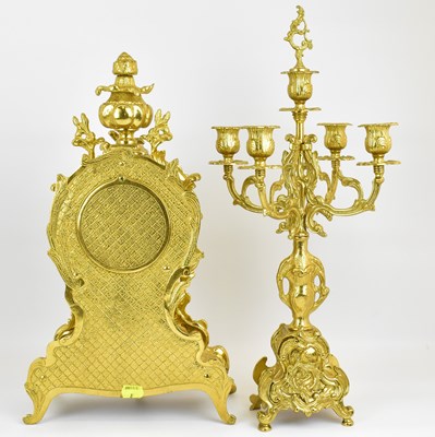 Lot 122 - FRANZ HERMLE; a modern gilt metal reproduction...