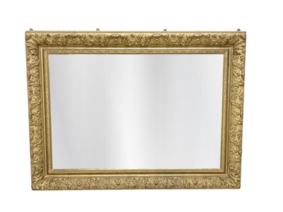 Lot 29 - A large 19th century gilt framed rectangular...
