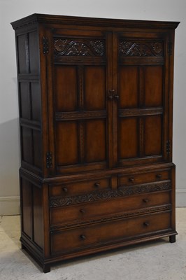 Lot 115 - TITCHMARSH & GOODWIN; a carved and panelled...