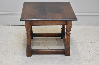 Lot 149 - TITCHMARSH & GOODWIN; a reproduction oak side...